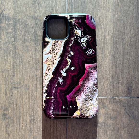 ❤️BURGA❤️Purple Skies Marble iPhone 12 Pro Phone Case - Tough - Picture 9 of 9
